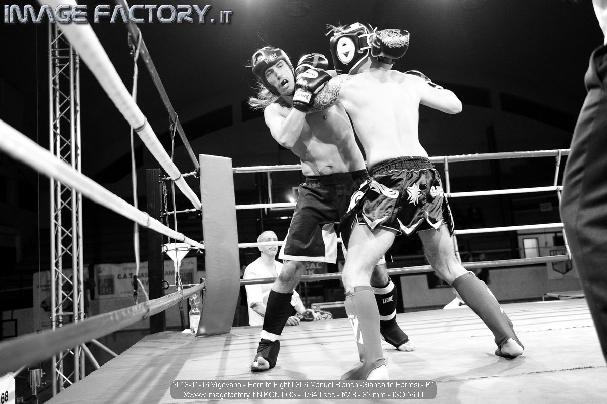 2013-11-16 Vigevano - Born to Fight 0306 Manuel Bianchi-Giancarlo Barresi - K1